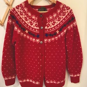 Vintage, Eddie Bauer, women’s wool cardigan